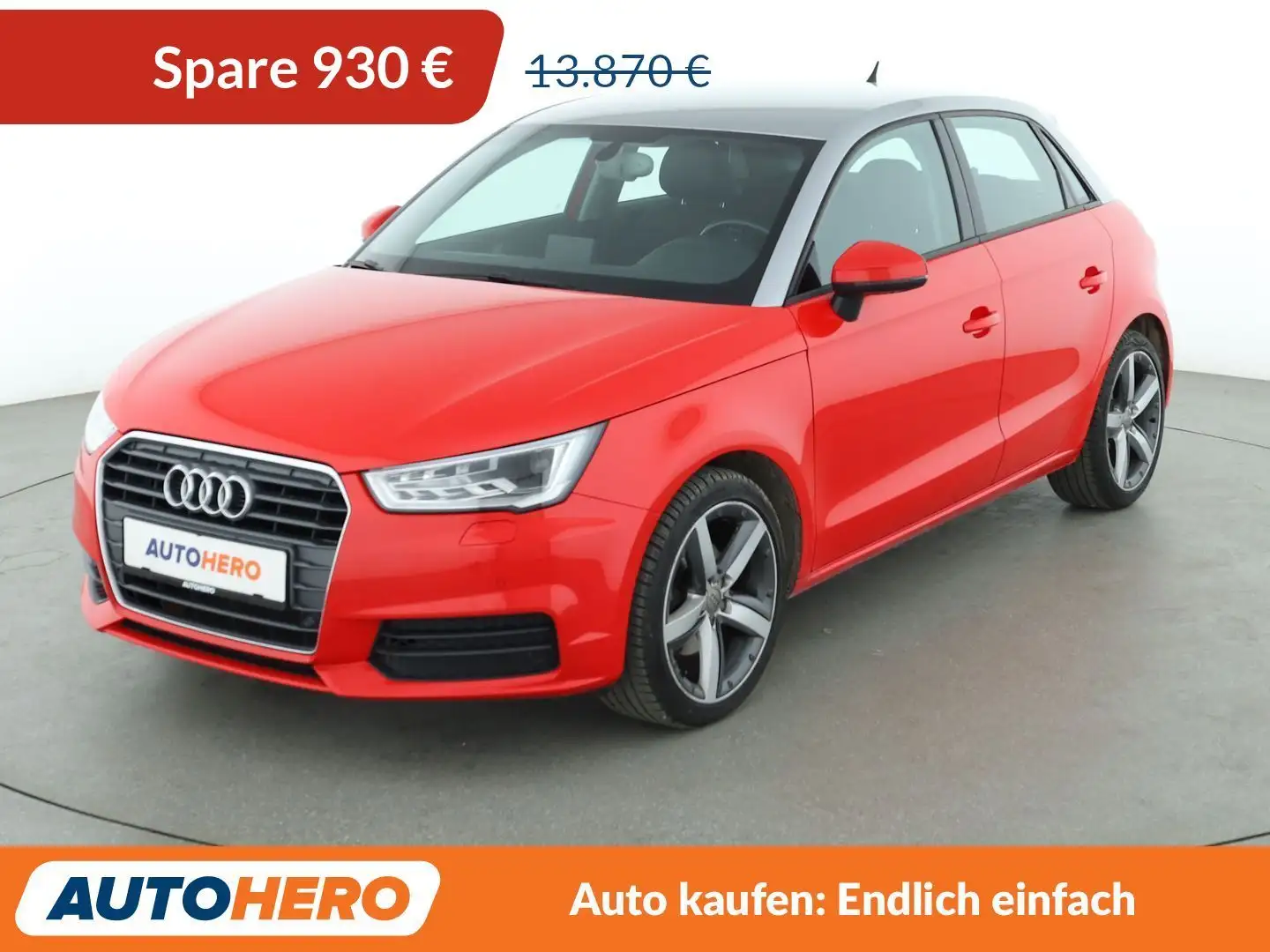 Audi A1 1.4 TFSI*NAVI*TEMPO*PDC*SHZ*ALU*BLUETOOTH* Rot - 1
