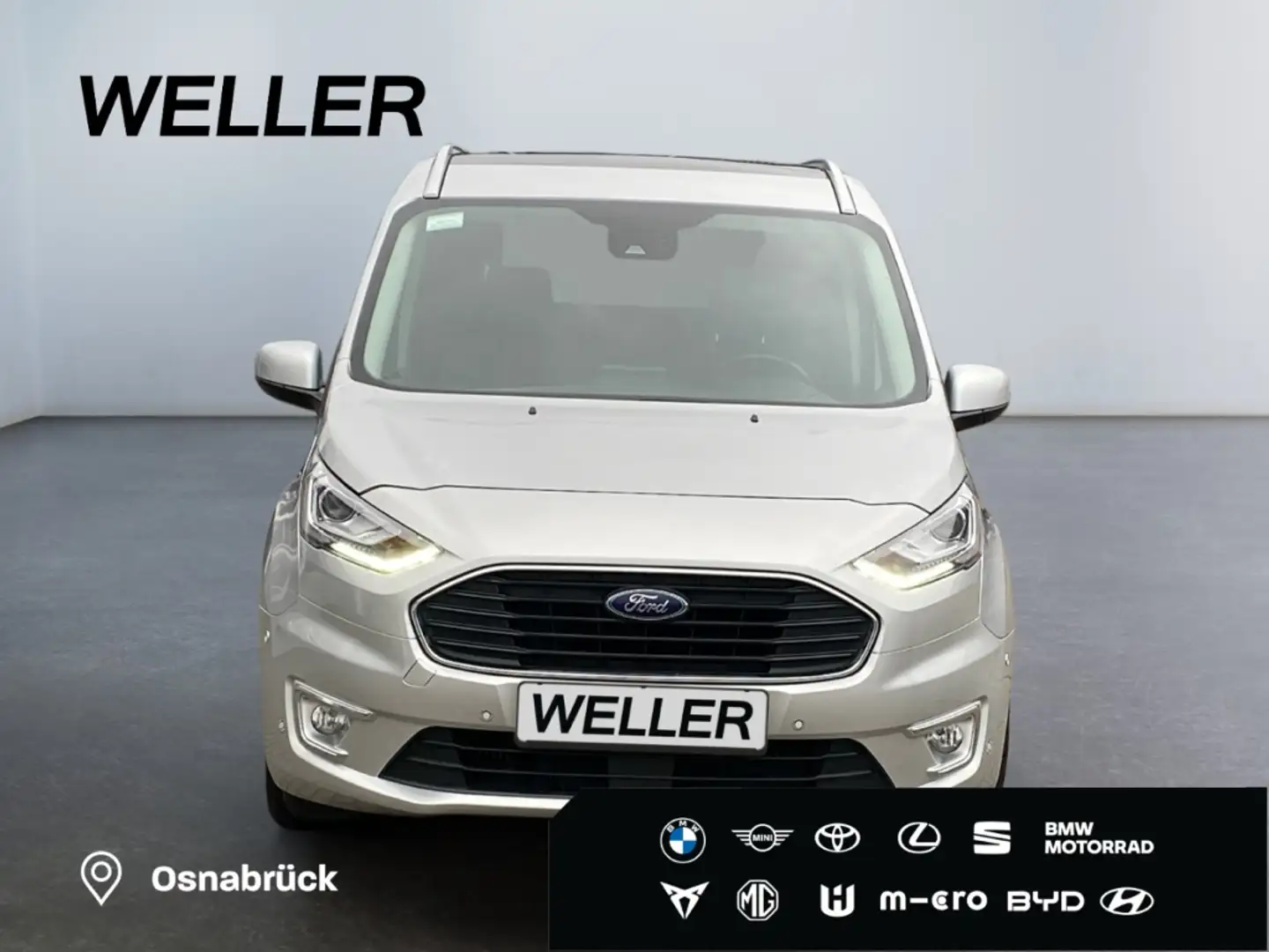 Ford Grand Tourneo 1.5 EcoBlue Titanium *7-Si* Argent - 2