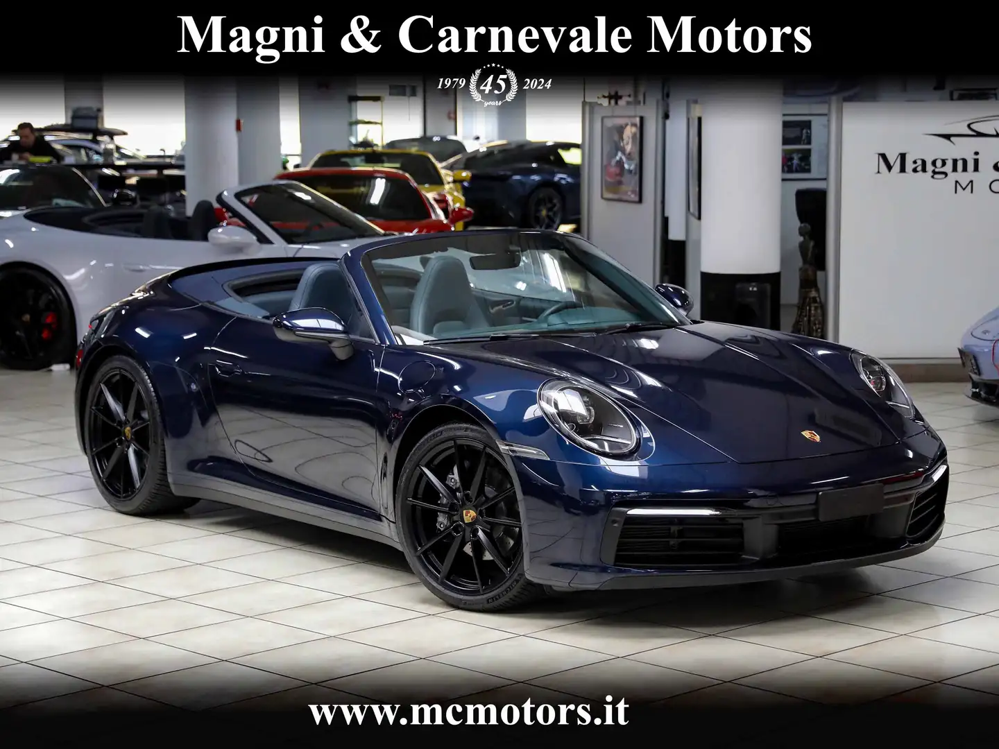 Porsche 992 CARRERA CABRIO|SCARICO SPORT|SPORT-CHRONO|PDLS PLU Blu/Azzurro - 1