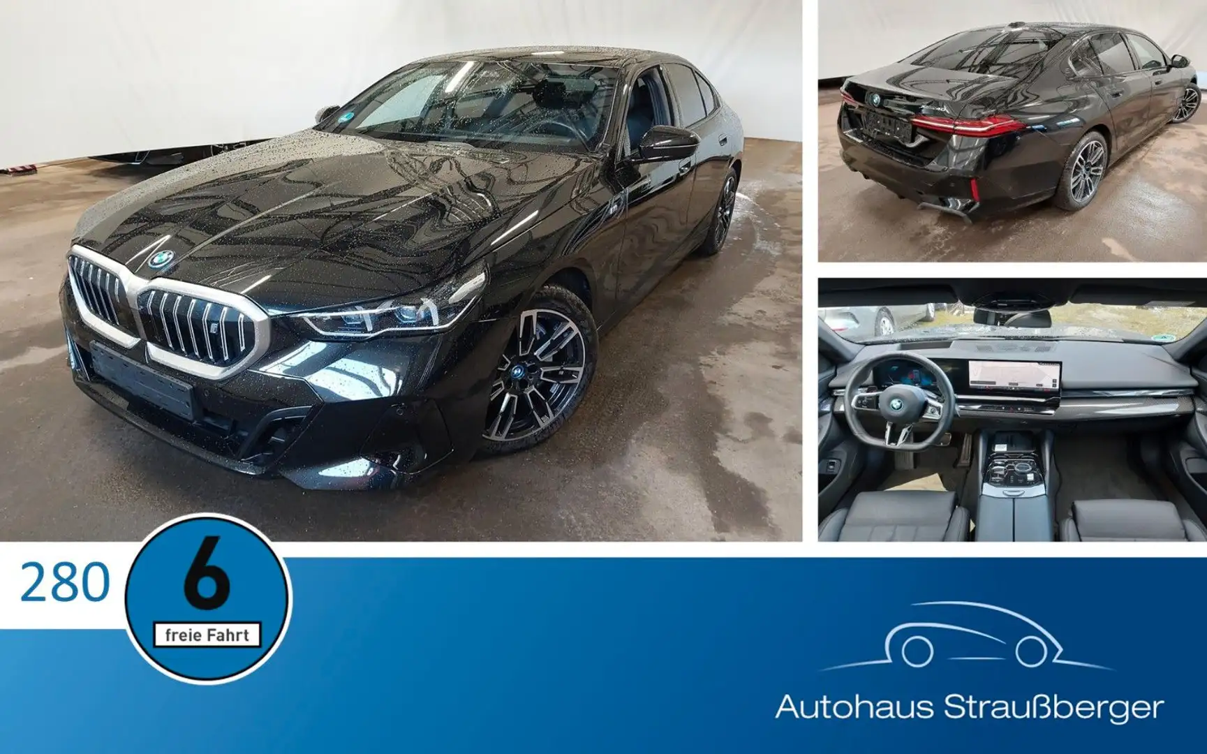 BMW i5 Lim 40 xDrive M Sport ACC H/K 4ZK KZU HuD Чёрный - 1