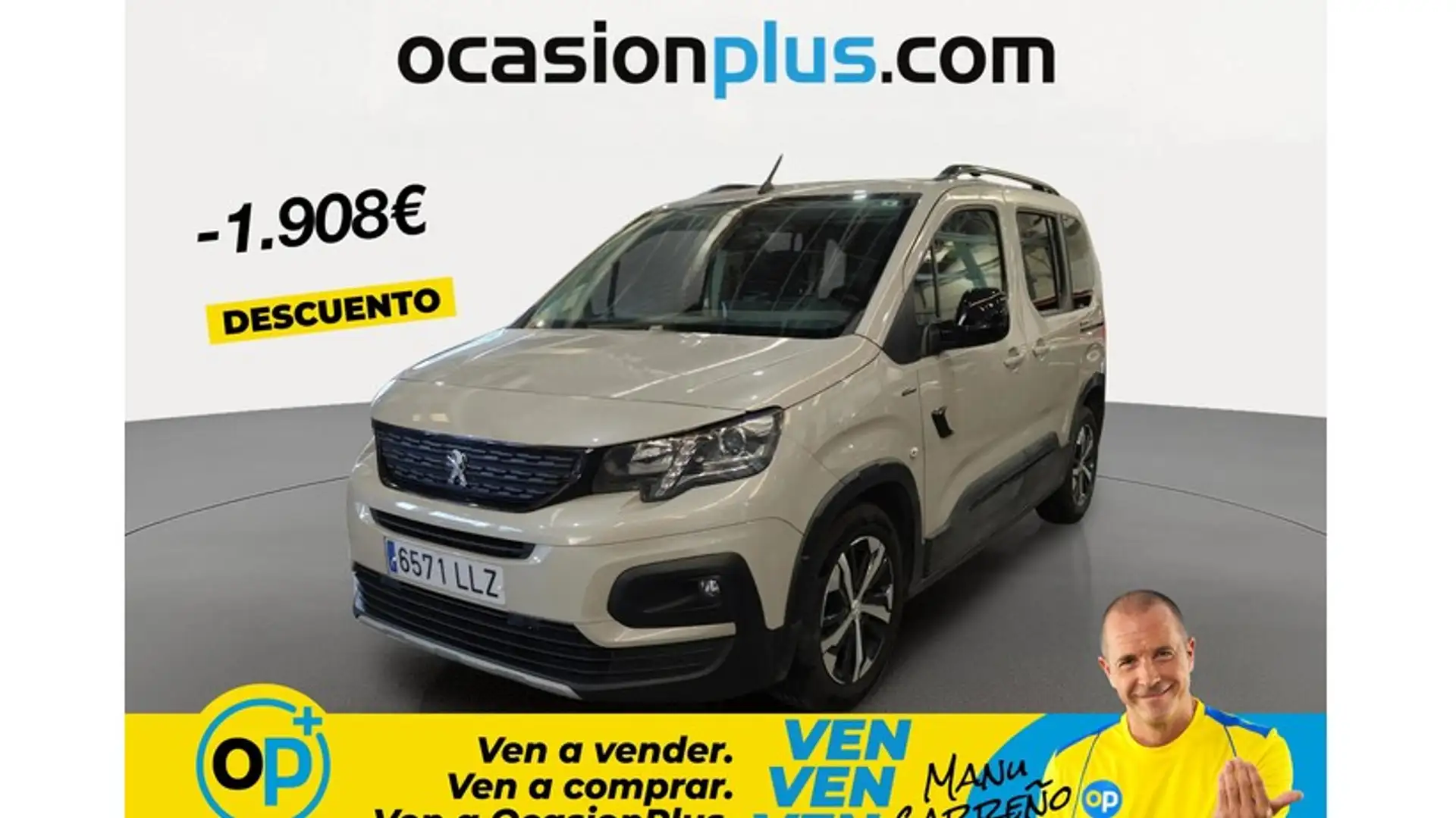 Peugeot Rifter 1.2 PureTech S&S Standard GT EAT8 130 Gris - 1