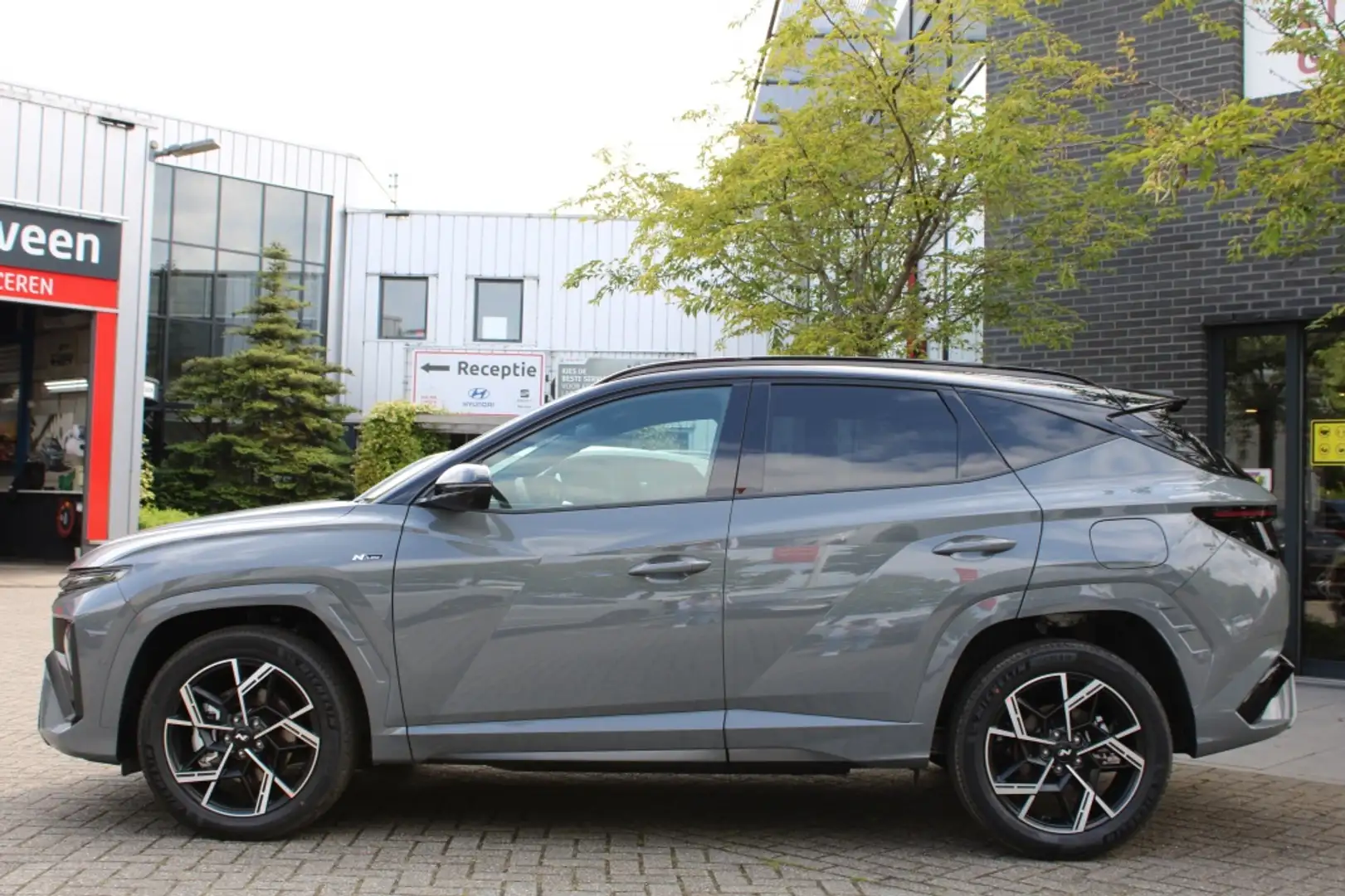 Hyundai TUCSON Hybrid 1.6 T-GDI N Line "Voorraaddeal!" Grijs - 2