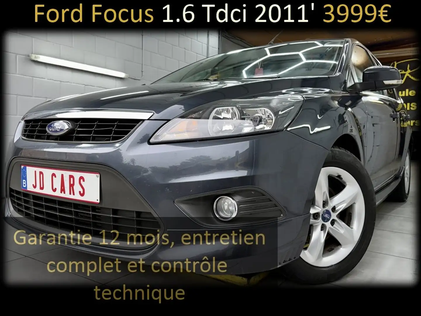 Ford Focus Focus 1.6TDCi Econetic Black Magic GARANTIE 1AN CT Albastru - 1