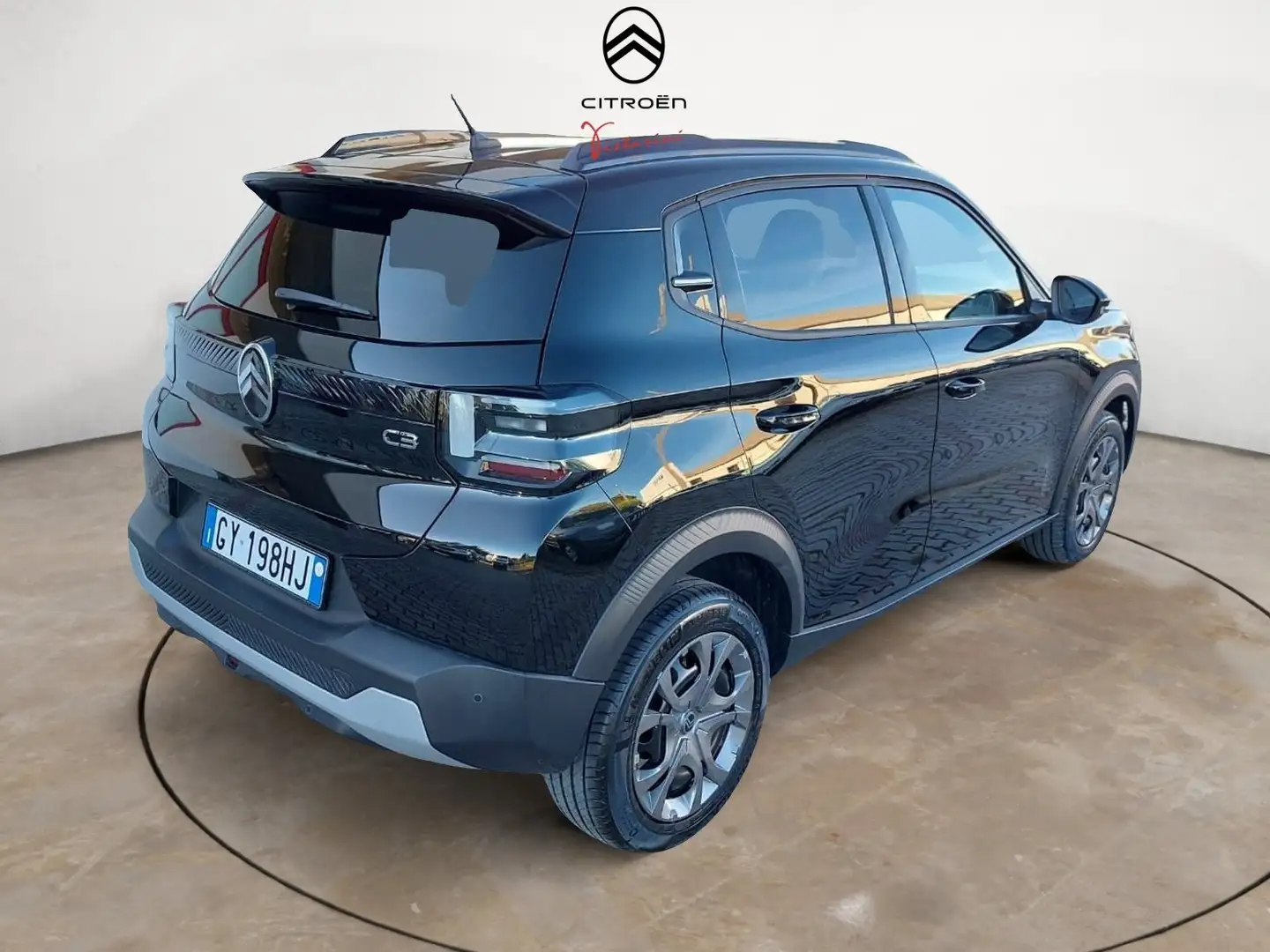 Citroen C3 1.2 100cv E6D Max / NAVI + TELECAMERA Noir - 2