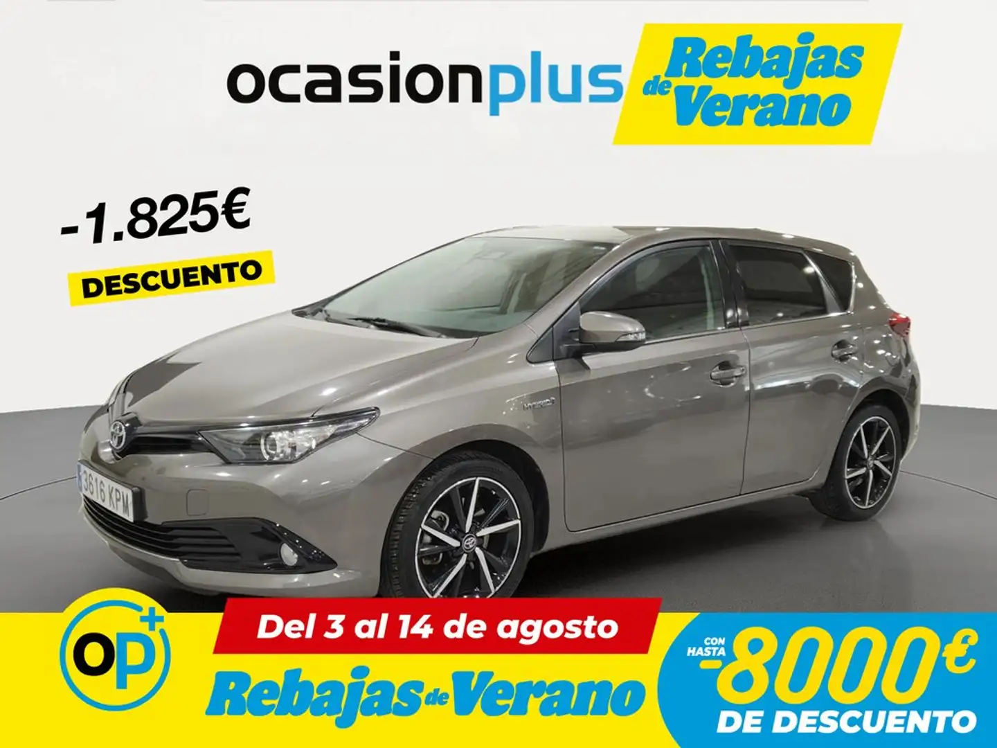 Toyota Auris hybrid 140H Feel! Edition Gris - 1