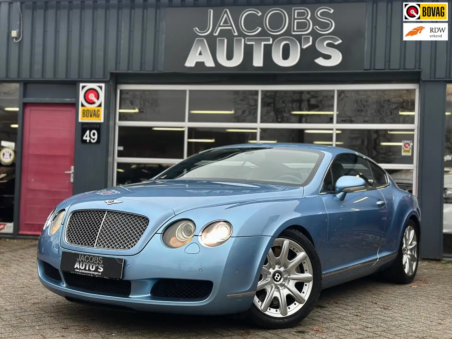 Bentley Continental GT 6.0 W12 BTW Auto Youngtimer Blauw - 1