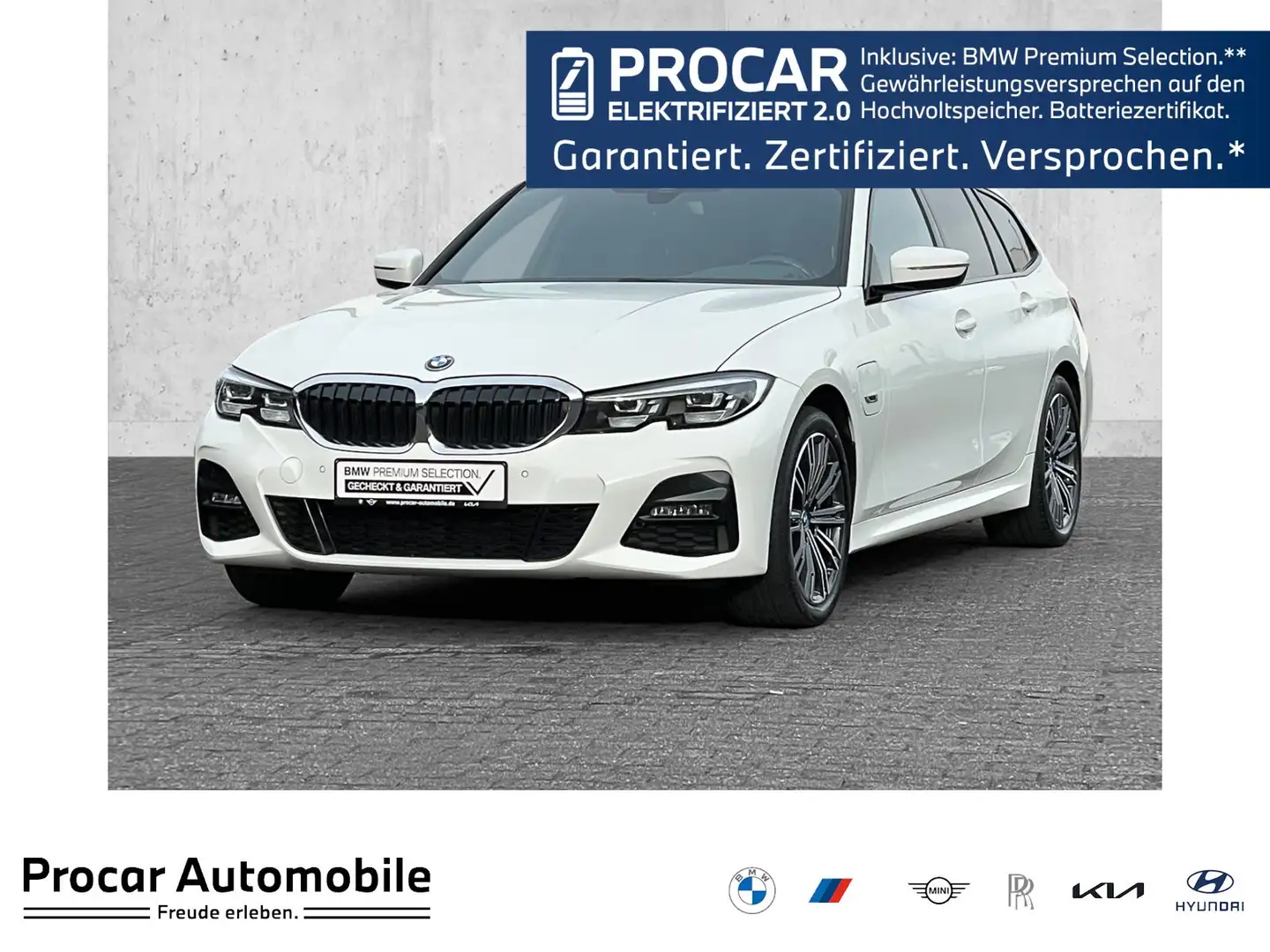 BMW 330 e Touring Aut. M Sport PDC NAVI DAB Wit - 1