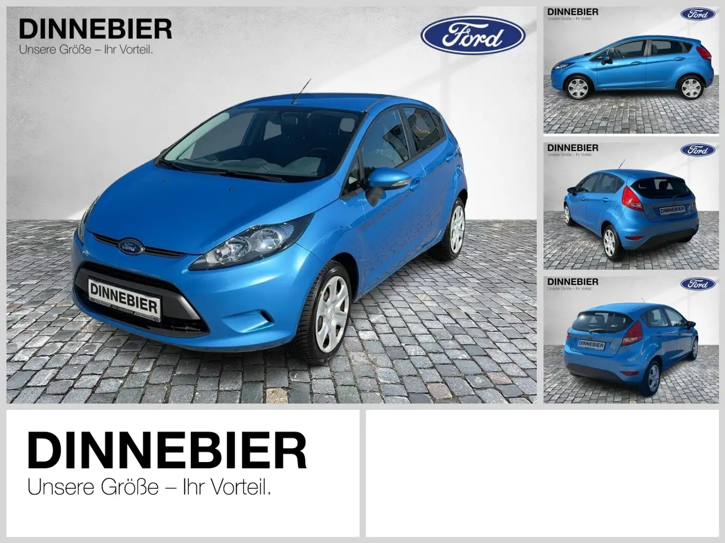 Ford Fiesta 1.25 Trend Allwetter+beh.Frontscheibe Blau - 1