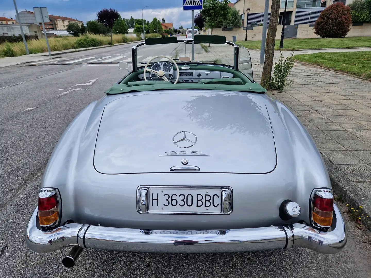 Mercedes-Benz 190 sl Gümüş rengi - 2