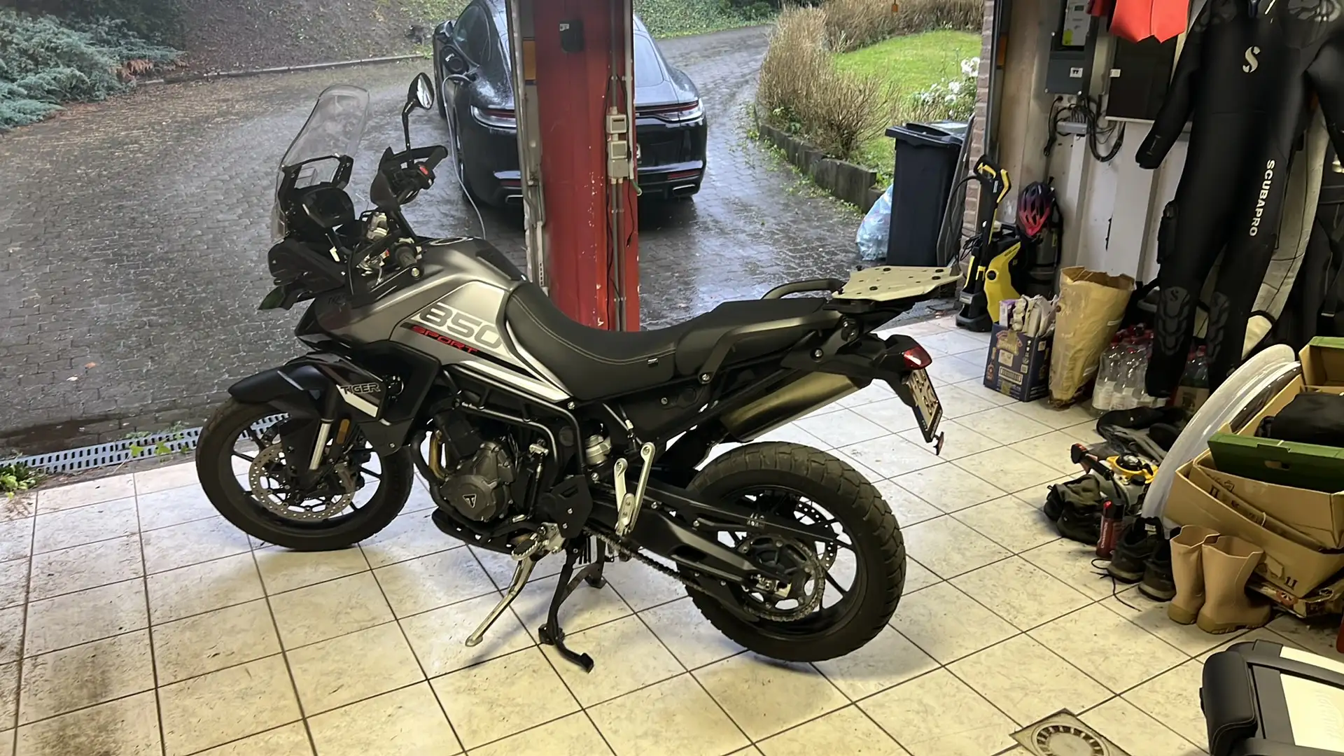 Triumph Tiger Sport Complete , shifter , béquille centrale, bac voyag - 2
