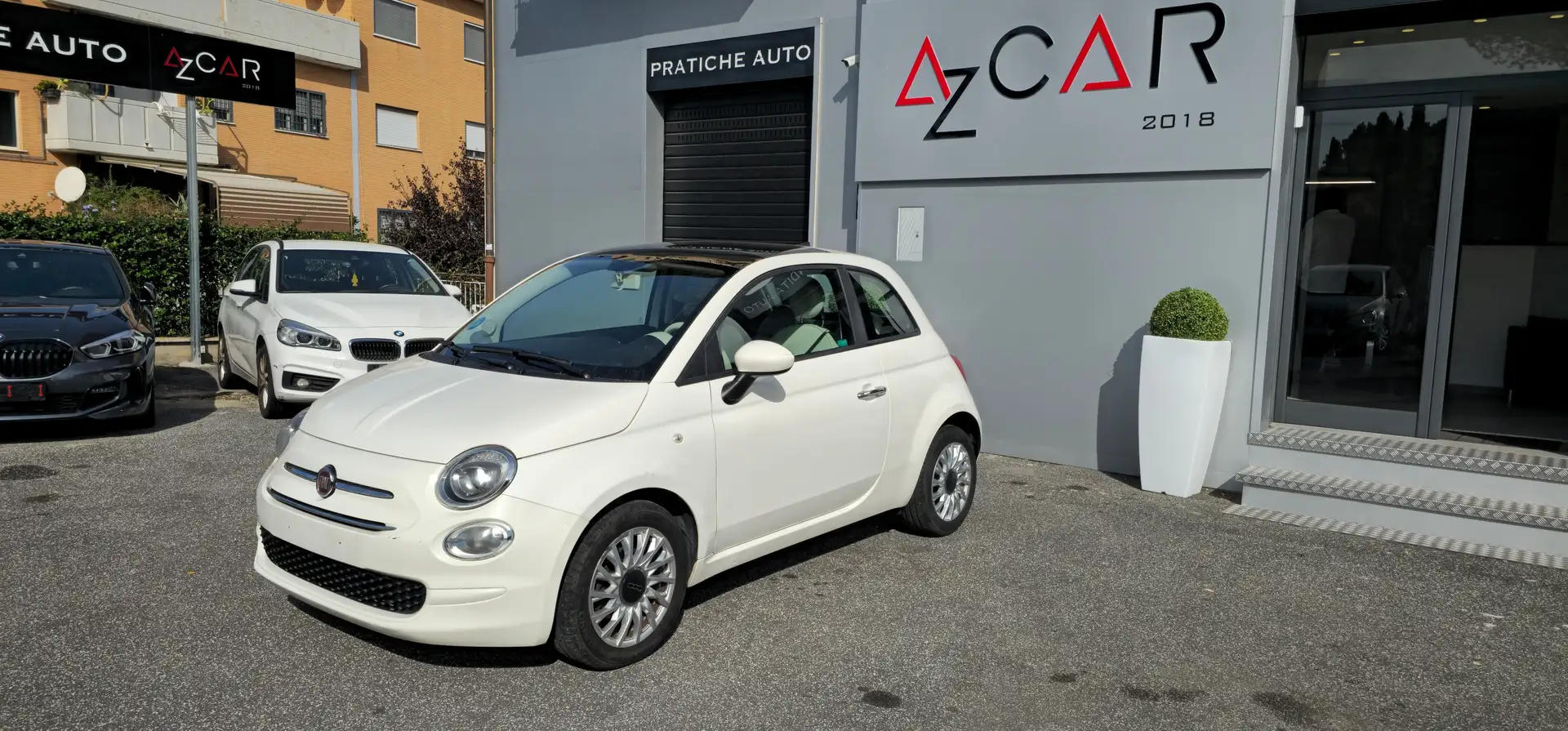 Fiat 500 1.0 hybrid Connect  TETTO PANORAMA NEO PATENTATI Wit - 1
