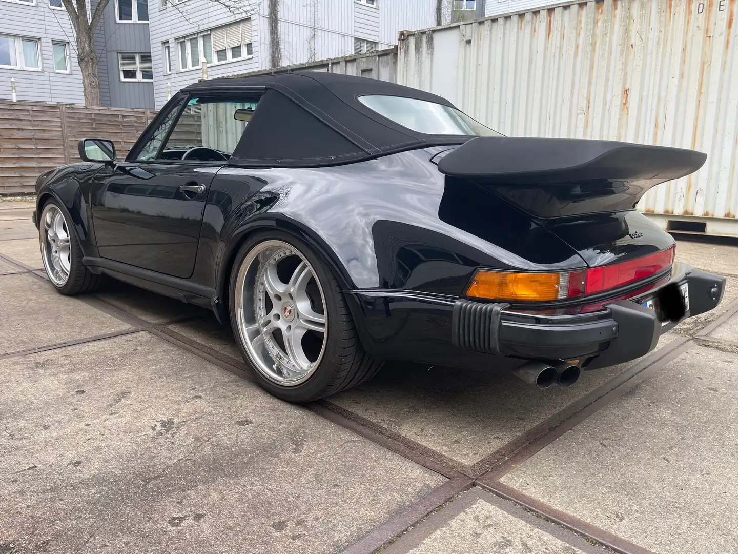 Porsche 911 Turbo Cabrio Negro - 1