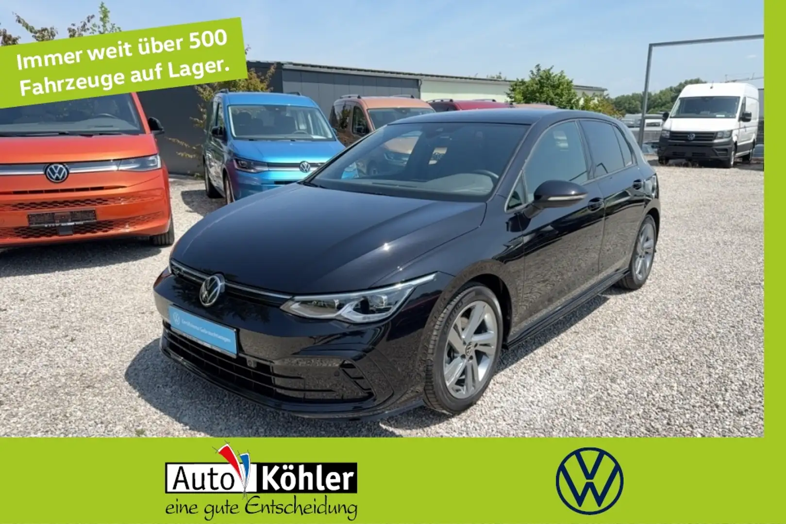 Volkswagen Golf R-Line eTSi DSG Panorama-Schiebedach Matrix Schwarz - 1