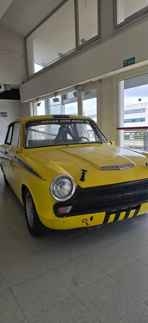 Lotus Cortina PREPARATA GARA Jaune - 2