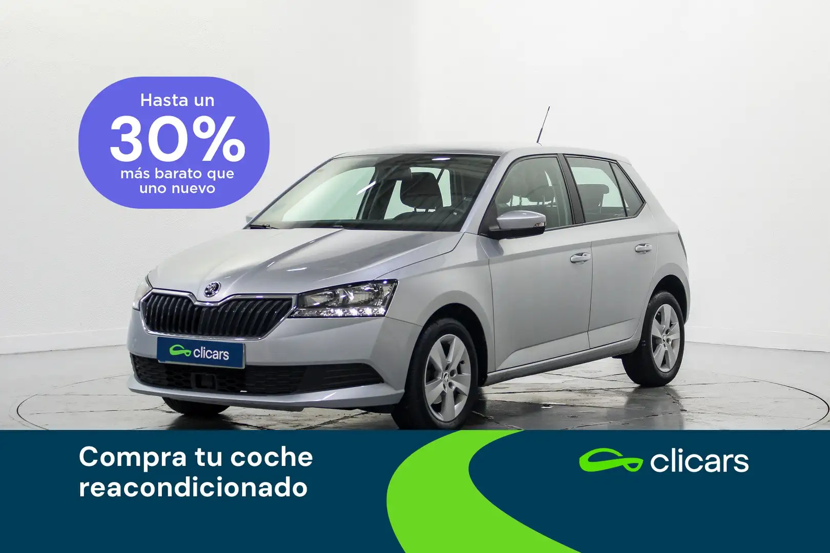 Skoda Fabia 1.0 MPI Like 55kW Argent - 1