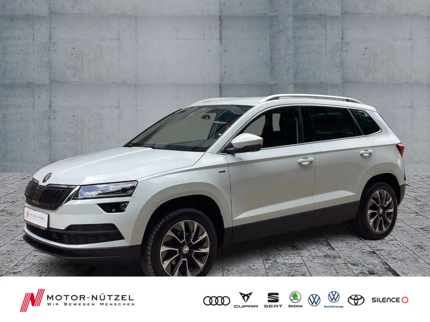 Skoda Karoq 1.5 TSI DSG DRIVE 125 LED+NAV+ACC+SHZ+AHK Weiß - 1