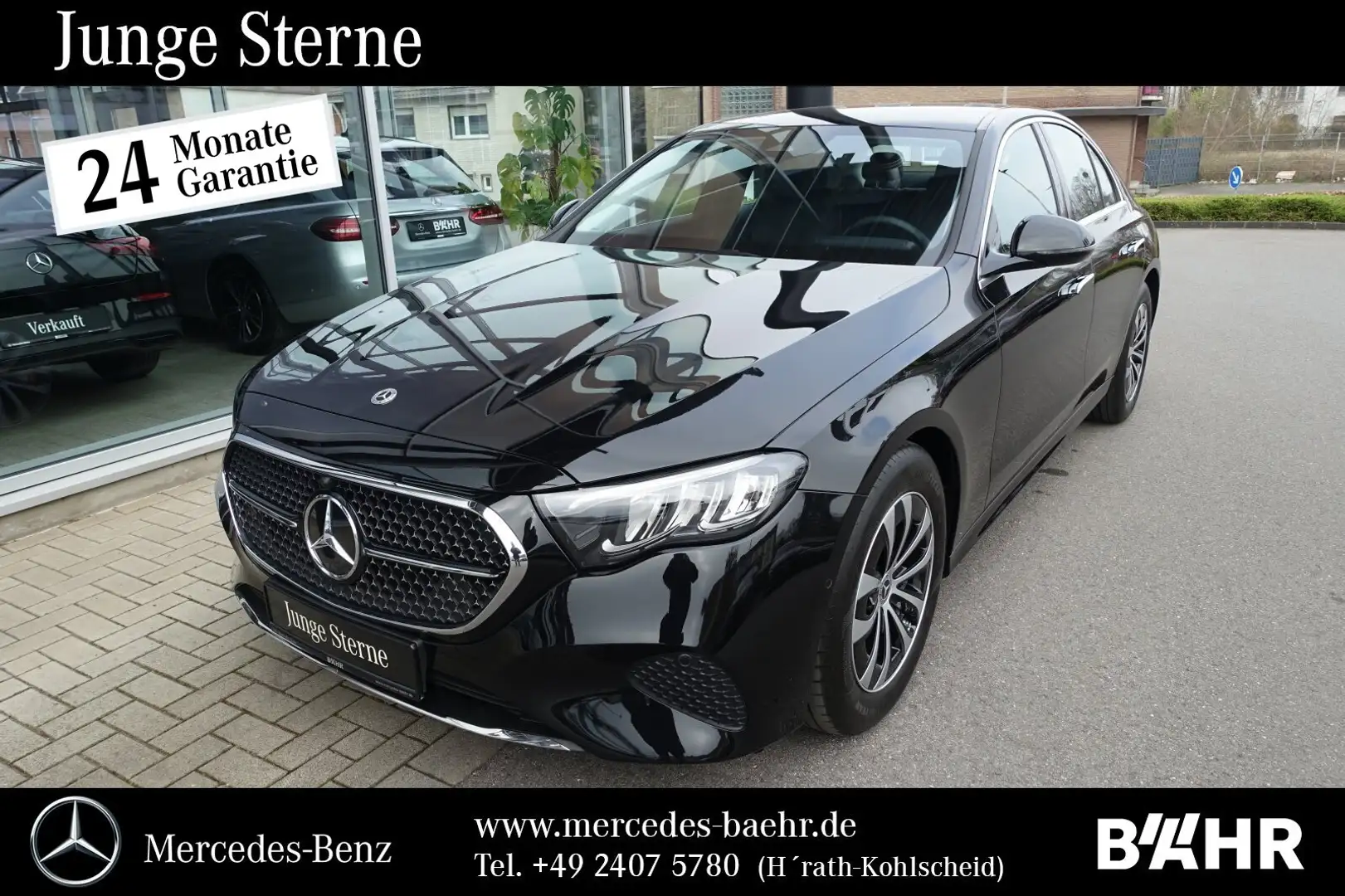 Mercedes-Benz E 200 E 200 Avantgarde/Distronic/Totwinkel/RFK/LMR-17" Schwarz - 1