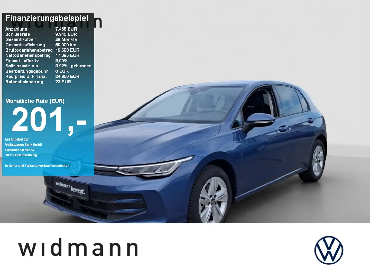 Volkswagen Golf Life 1.5 TSI ACC APP LED Lenkradheizung Blau - 1
