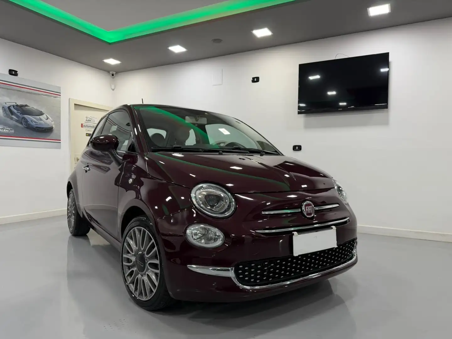 Fiat 500 500 1.3 mjt Lounge 95cv my18 Rosso - 1