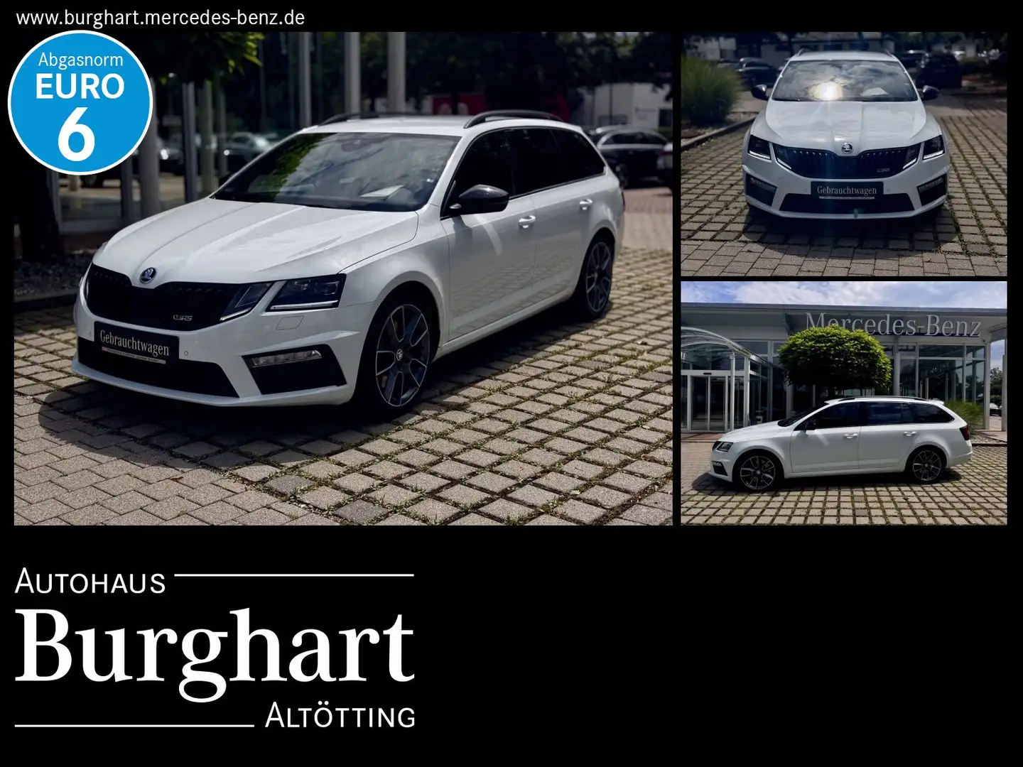 Skoda Octavia Octavia 2.0 TSI RS DSG/Chrom/AHK/LED/Kamera/DAB BC Weiß - 1