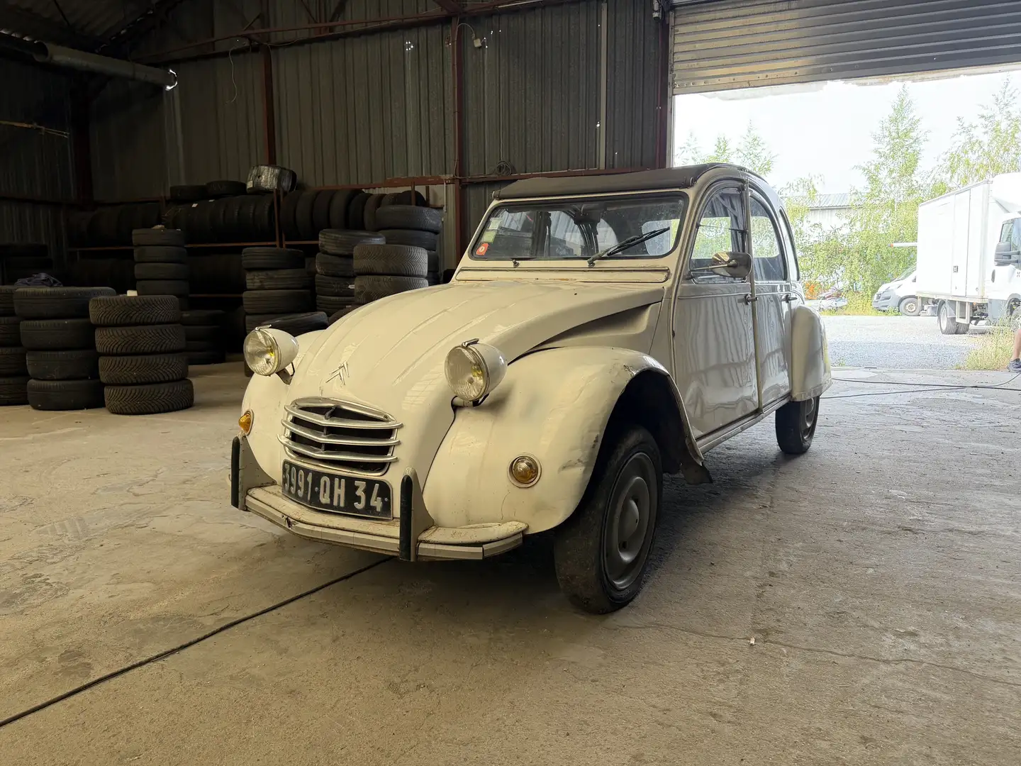 Citroen 2CV 4 PORTES * ANCÊTRE * Weiß - 1