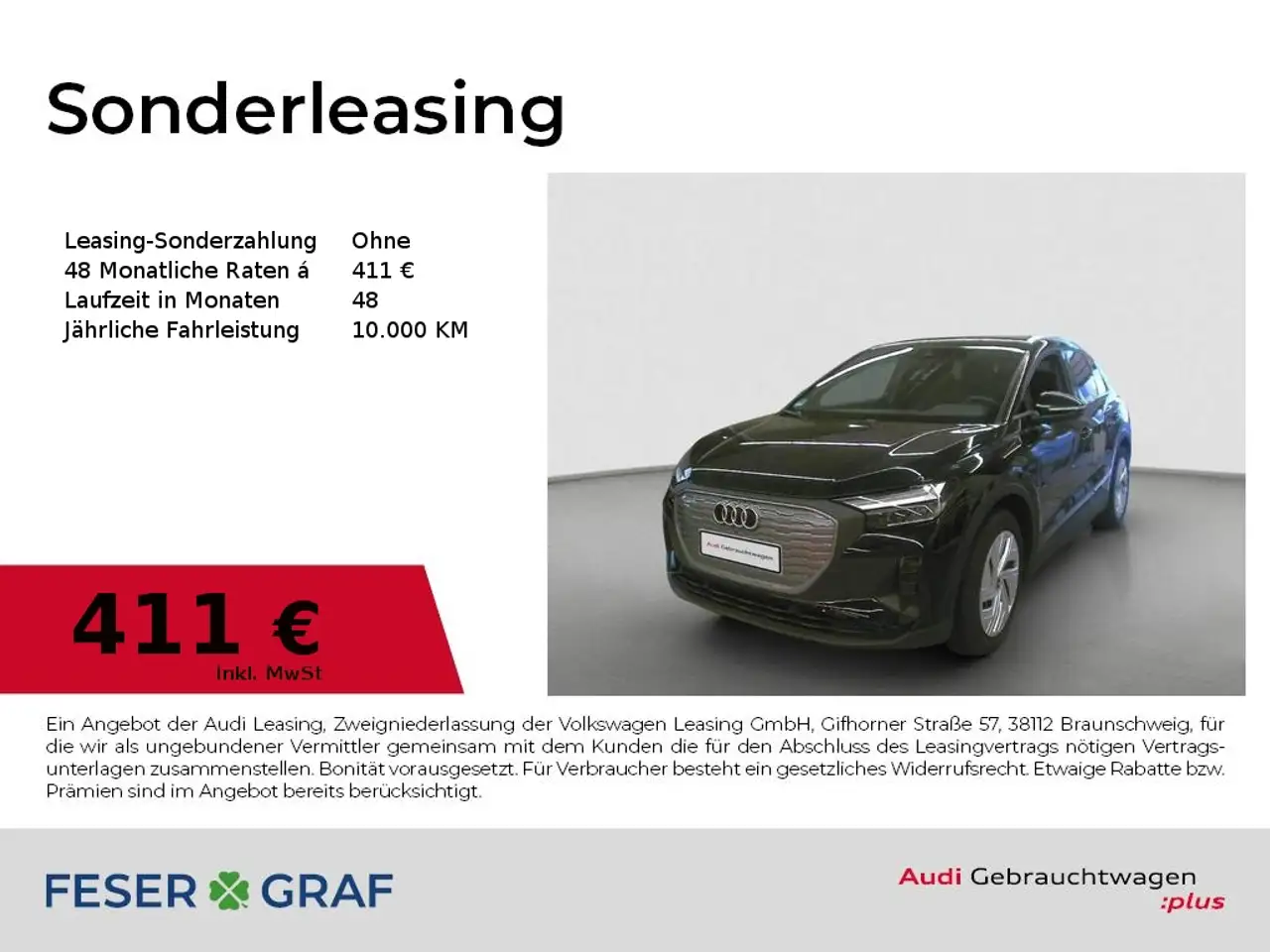 Audi Q4 e-tron 45 ACC AHK LED Nav RKa Sitzh. Wrmep. — миниатюра 1