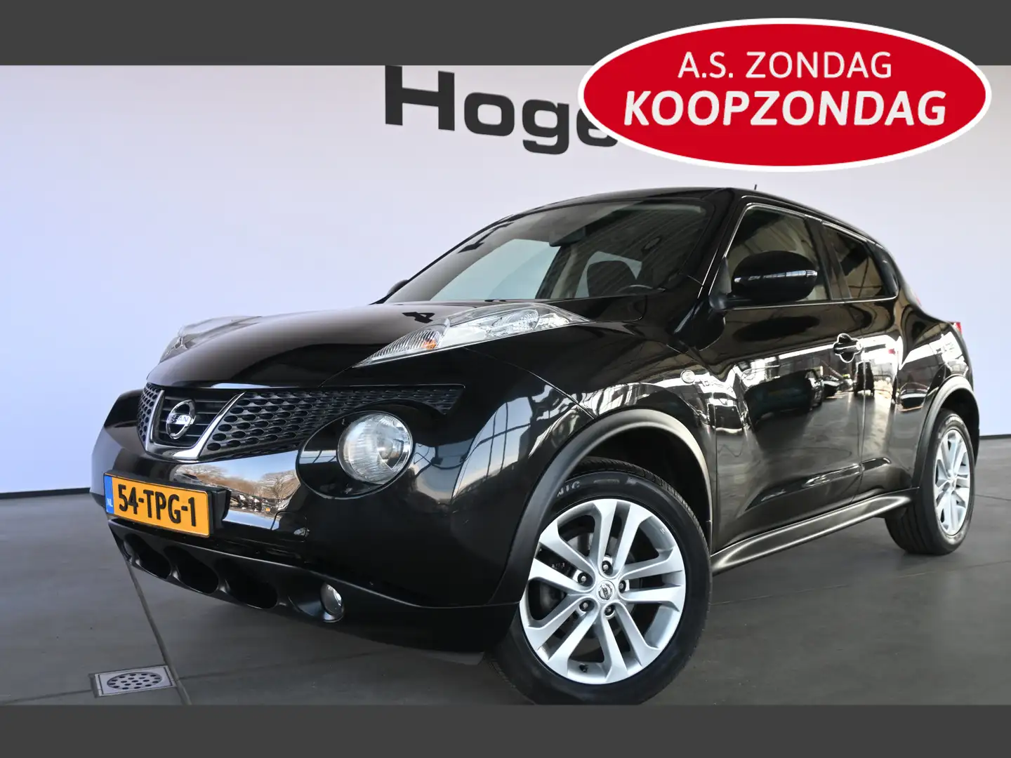 Nissan Juke 1.6 Acenta Eco Clima Cruise Control Trekhaak Rijla Schwarz - 1
