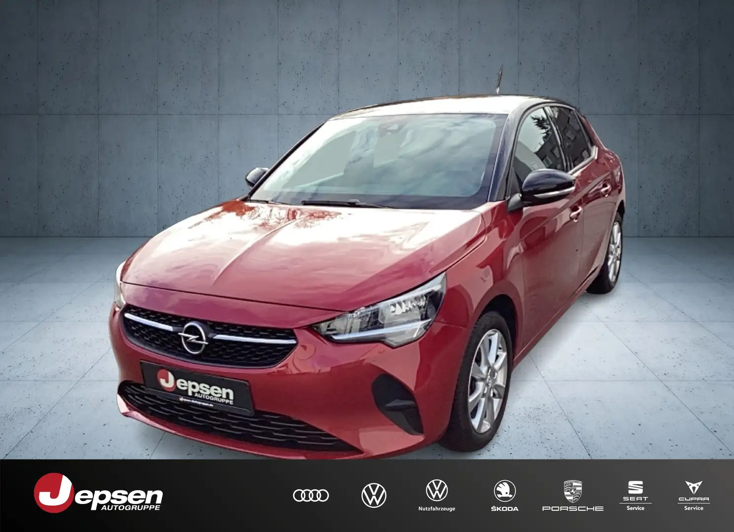 Opel Corsa F Edition 1.2 PDC SpurH Rot - 1