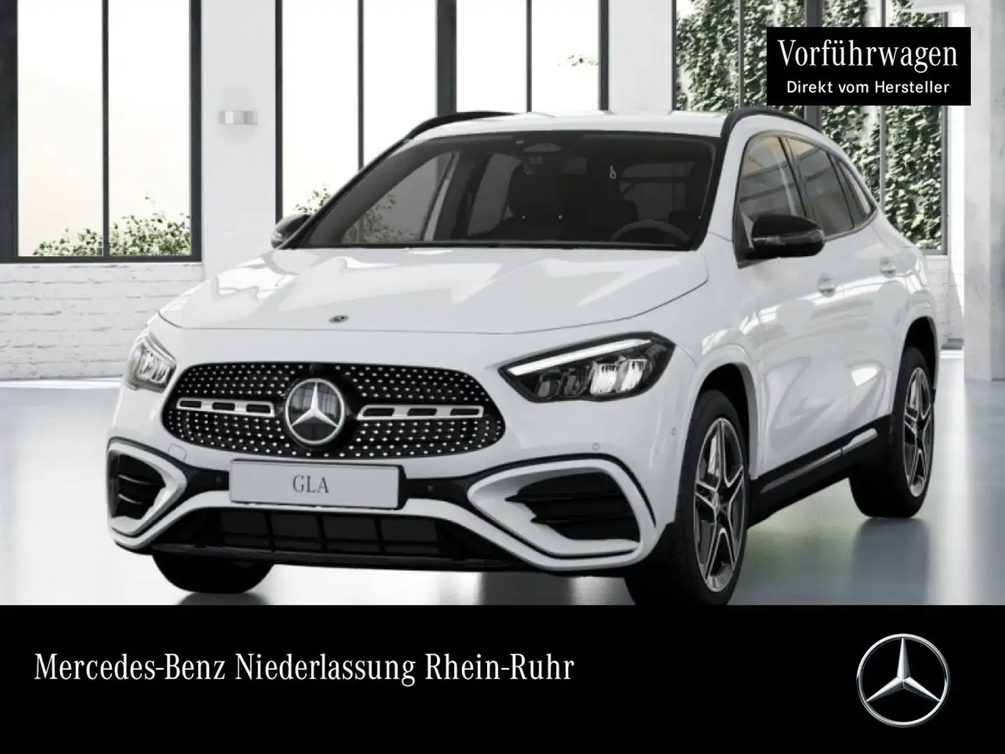 Mercedes-Benz GLA 200 AMG+NIGHT+360°+LED+19"+TOTW+KEYLESS+7G Weiß - 1