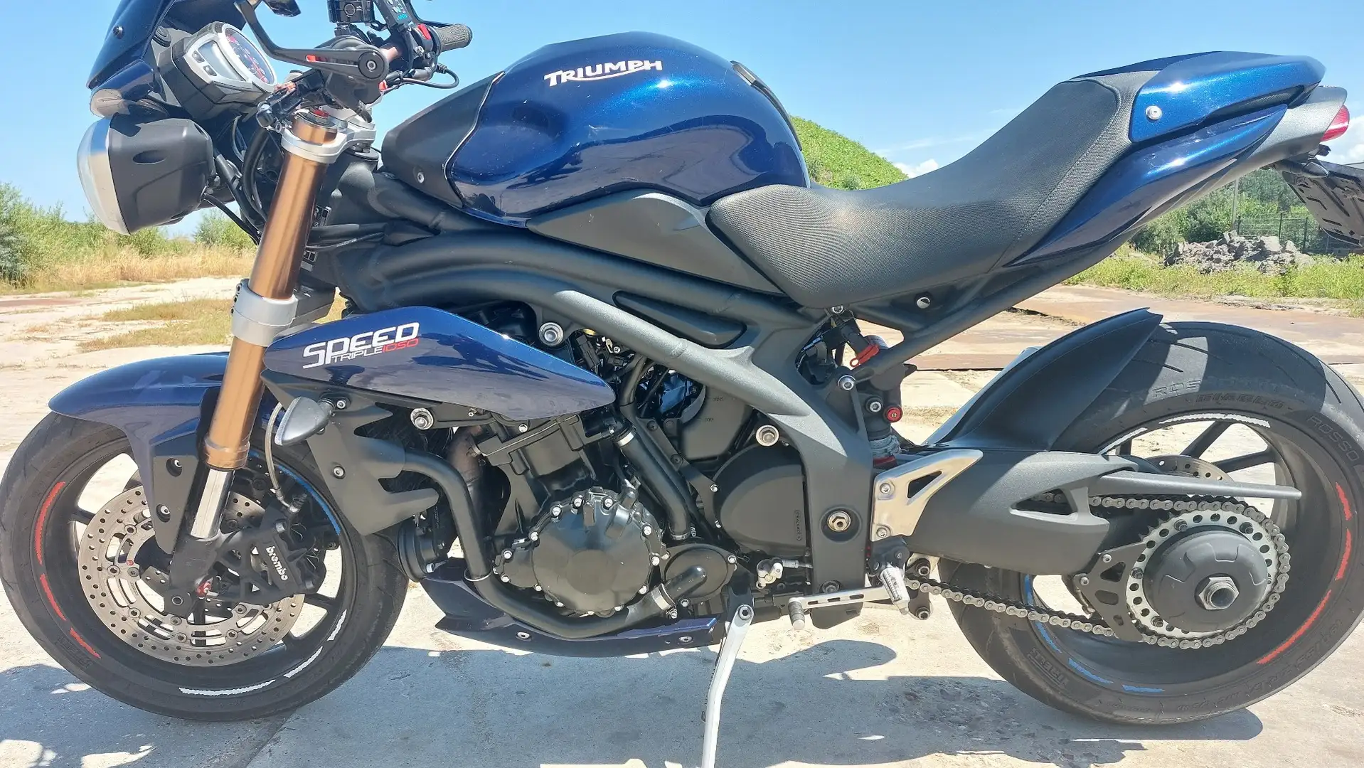 Triumph Speed Triple 1050 veel extra's | Zard Blauw - 2