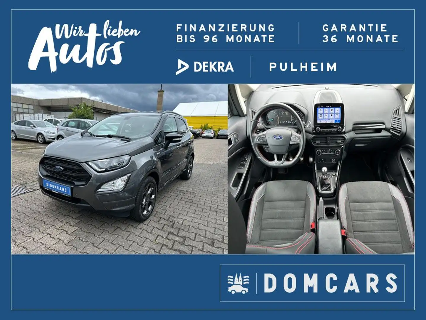 Ford EcoSport ST-Line/GARANTIE/ALU/CAR PLAY/ASSISTENT Gri - 1