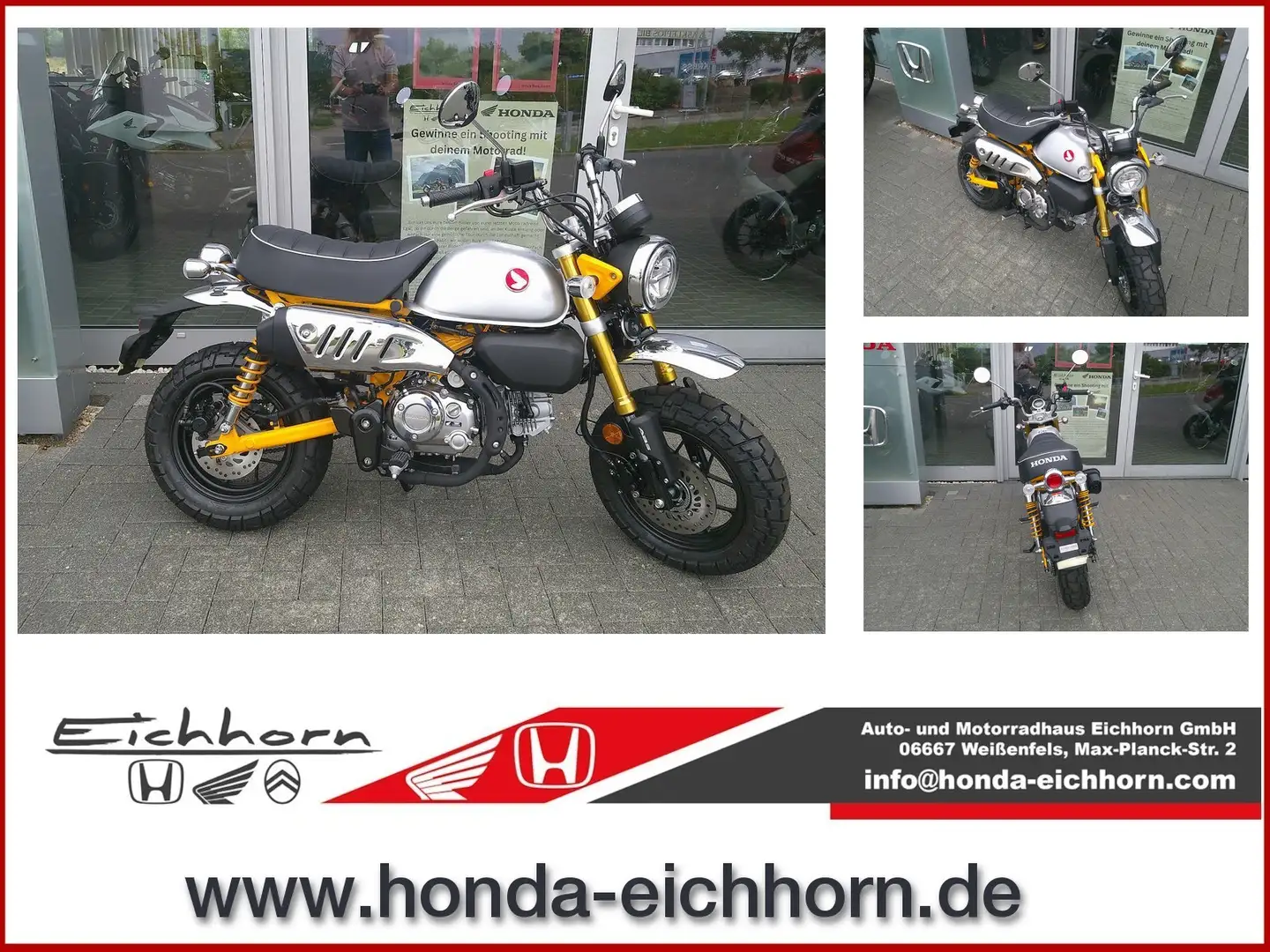 Honda Z 125 Monkey ABS+LED !! HERBST AKTION !! Gelb - 1