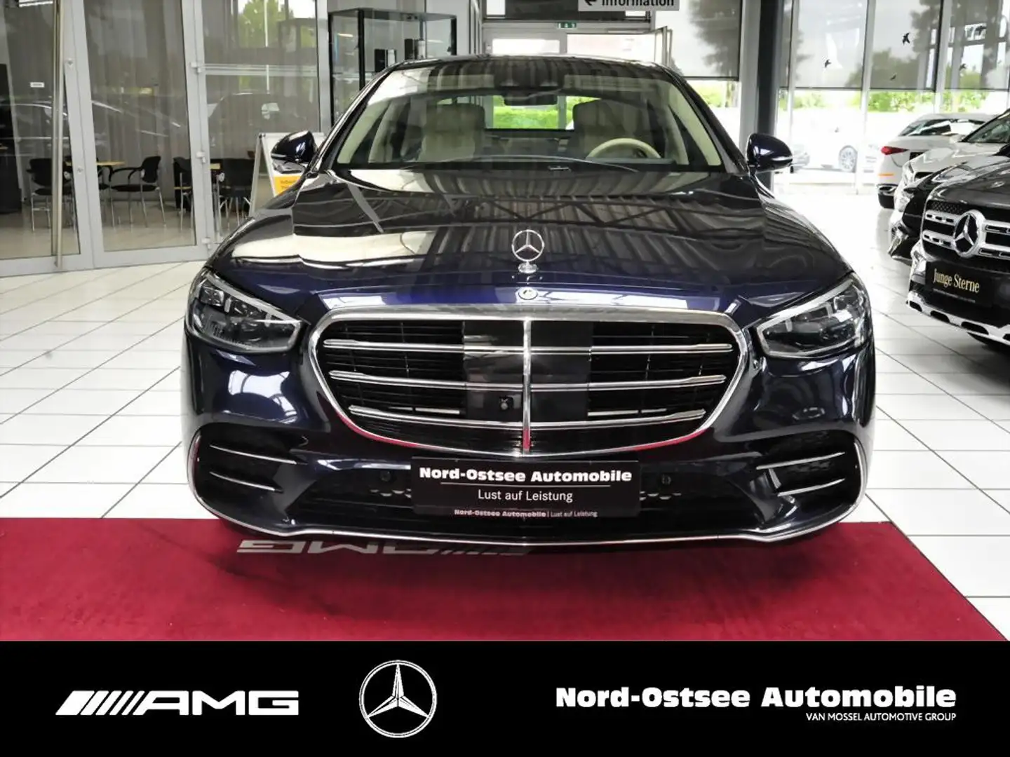 Mercedes-Benz S 400 d 4M AMG 360° BURMESTER PANO MULTIBEAM HUD Blau - 2