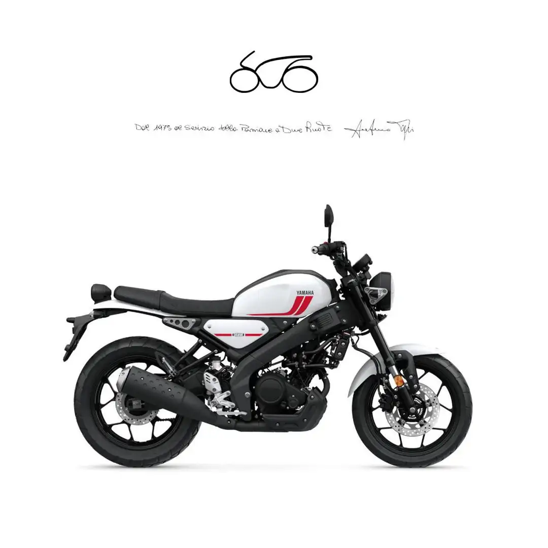 Yamaha XSR 125 XSR125 Wit - 1