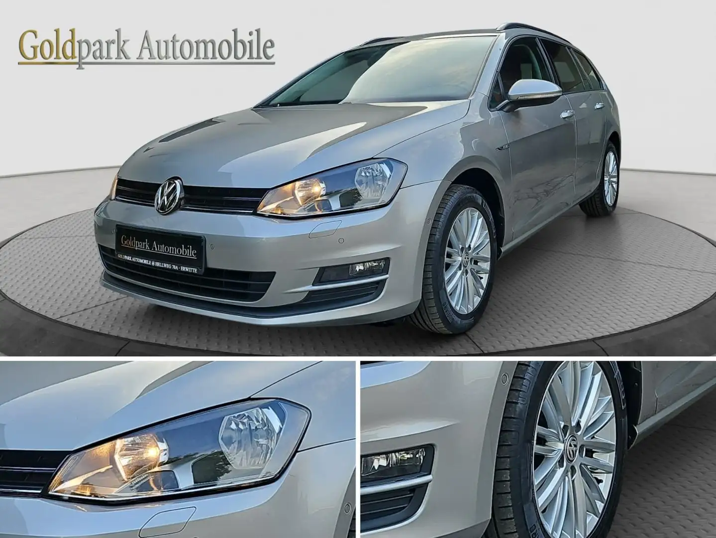 Volkswagen Golf VII Variant Cup BMT/PDC/SHZ/NAVI/GARANTIE ! Silber - 1