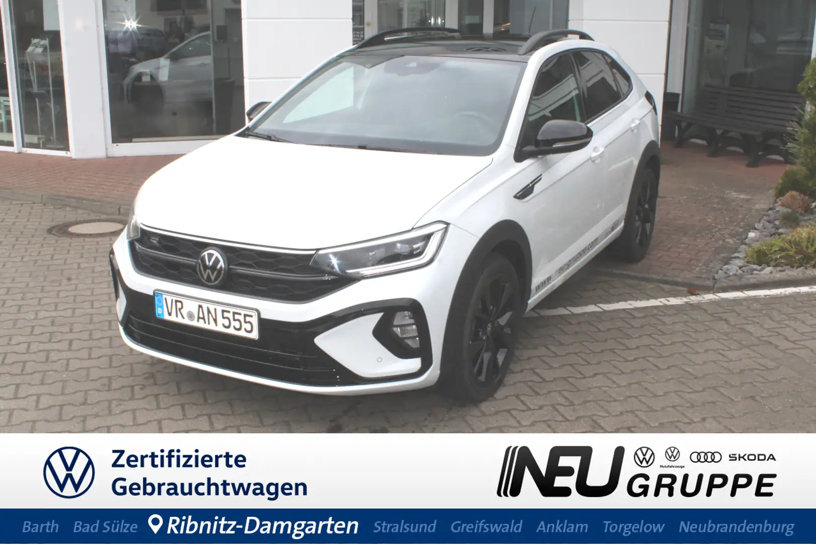 Volkswagen Taigo R-Line 1.0 TSI DSG Black Style ACC Matrix Weiß - 1