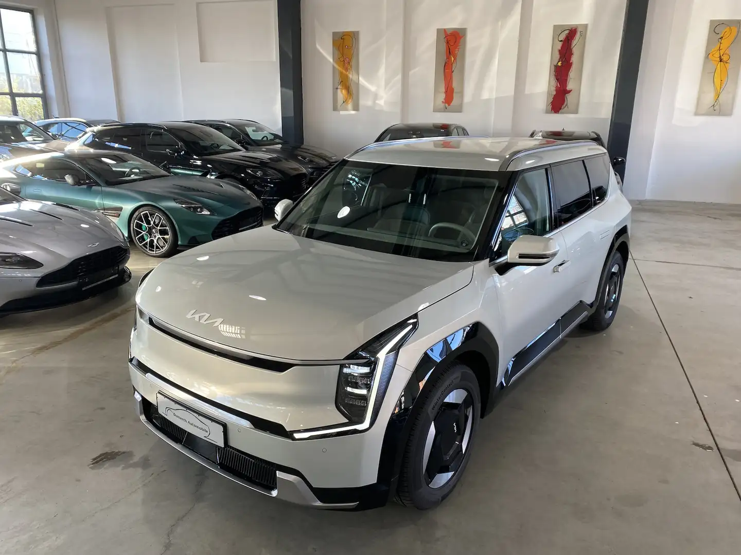 Kia EV9 Earth AWD/7-Si./ACC/Si.Lüft./Wärmepumpe Silber - 2