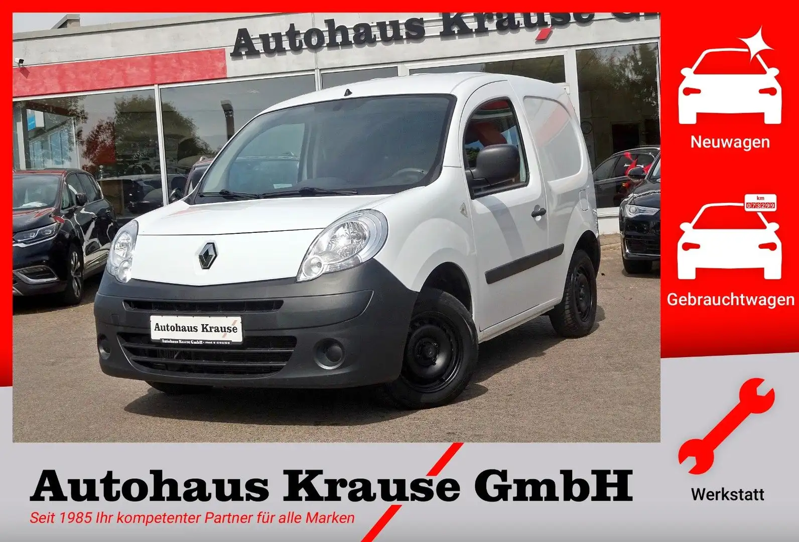 Renault Kangoo Rapid Compact 1.5dCi LKW-ALLWETTER/KLIMA Bílá - 1
