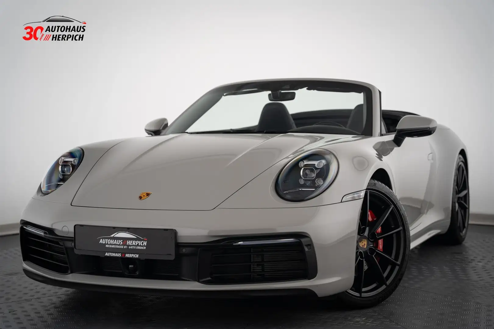 Porsche 992 .1 Carrera 4S Cabrio Kreide ACC Sitzbelüftun Grau - 1