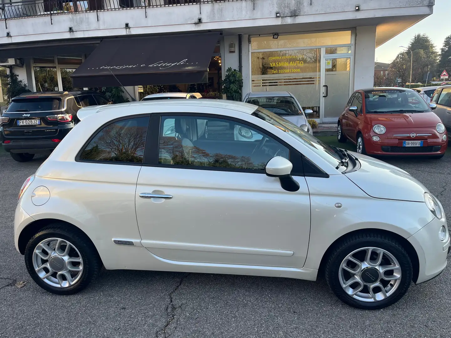 Fiat 500 1.2benzina/69CV/Euro4/neopatentati/unico propriet. Argento - 1