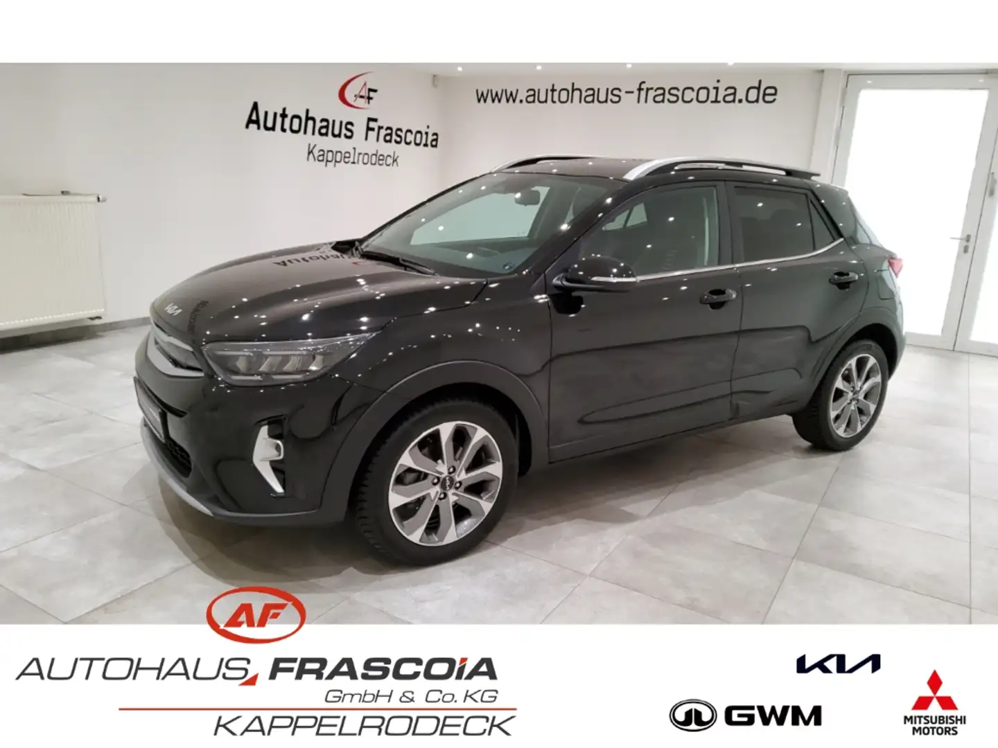 Kia Stonic Spirit 1.0 T-GDI Navi Rückfahrkam. PDC SHZ Apple C Schwarz - 1