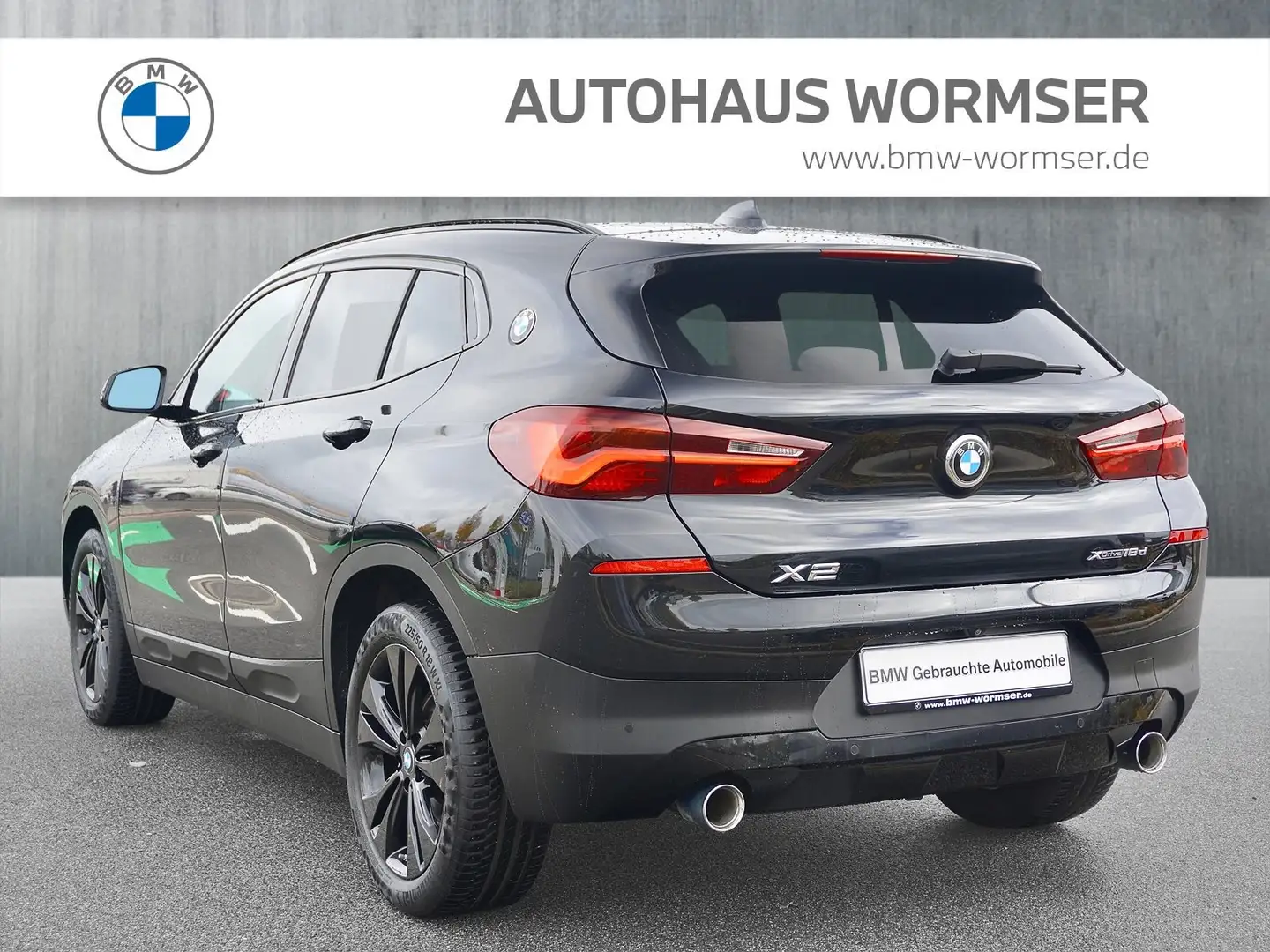 BMW X2 xDrive18d DAB LED Pano.Dach Navi AHK Shz Schwarz - 2