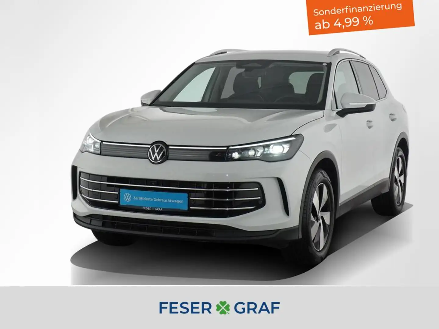 Volkswagen Tiguan 2.0 TDI Elegance DSG IQ-Light / AHK / AreaView / A Weiß - 1