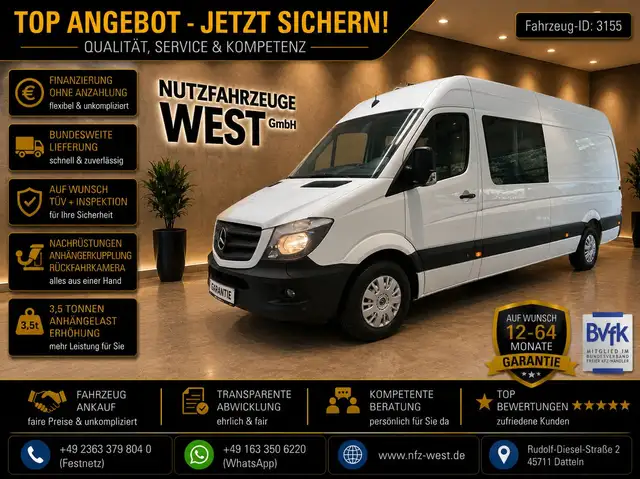 Mercedes-Benz Sprinter 316 CDI Maxi Mixto*6-Sitze*AHK=3.500Kg*