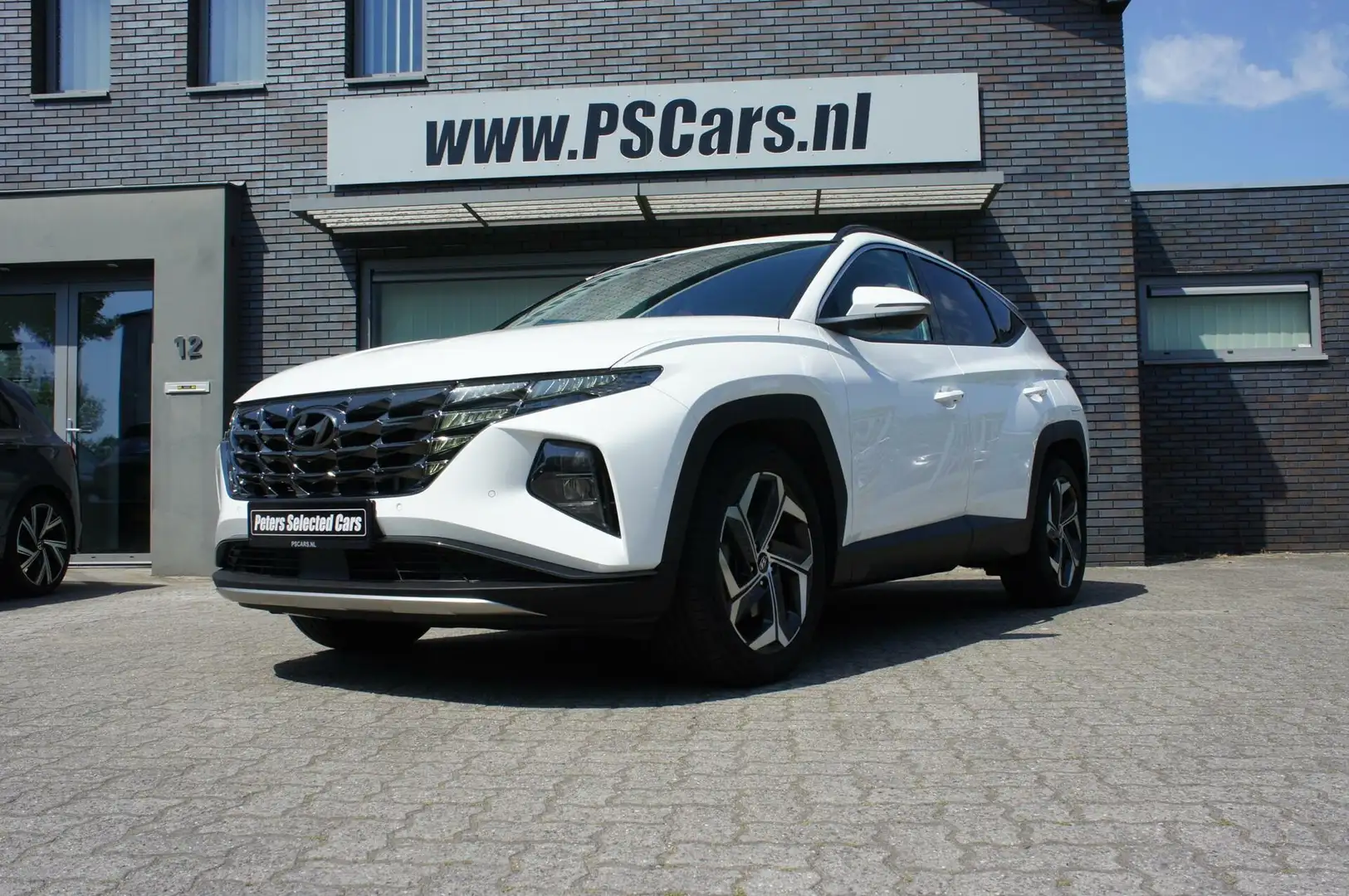 Hyundai TUCSON 1.6 T-GDI Premium Acc|Leder|stoelverw-ventilatie Wit - 2