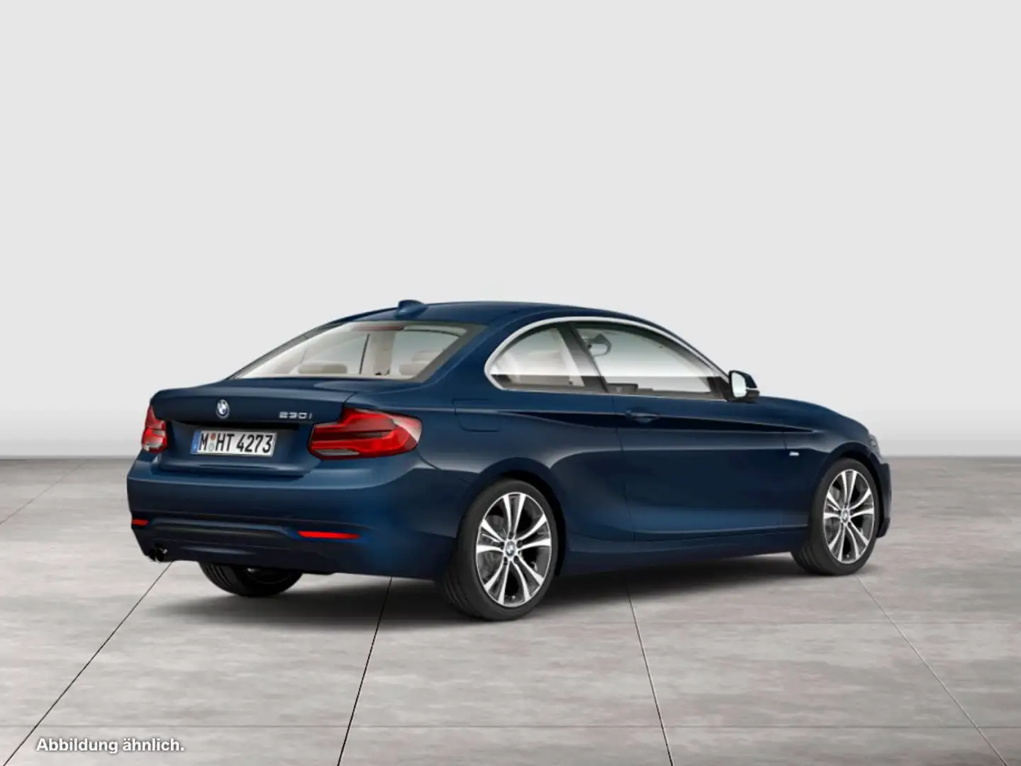 BMW 230 i SportLine ACC+NAVI+LED+PDC+DA+KLIMA+18 ZOLL Bleu - 2