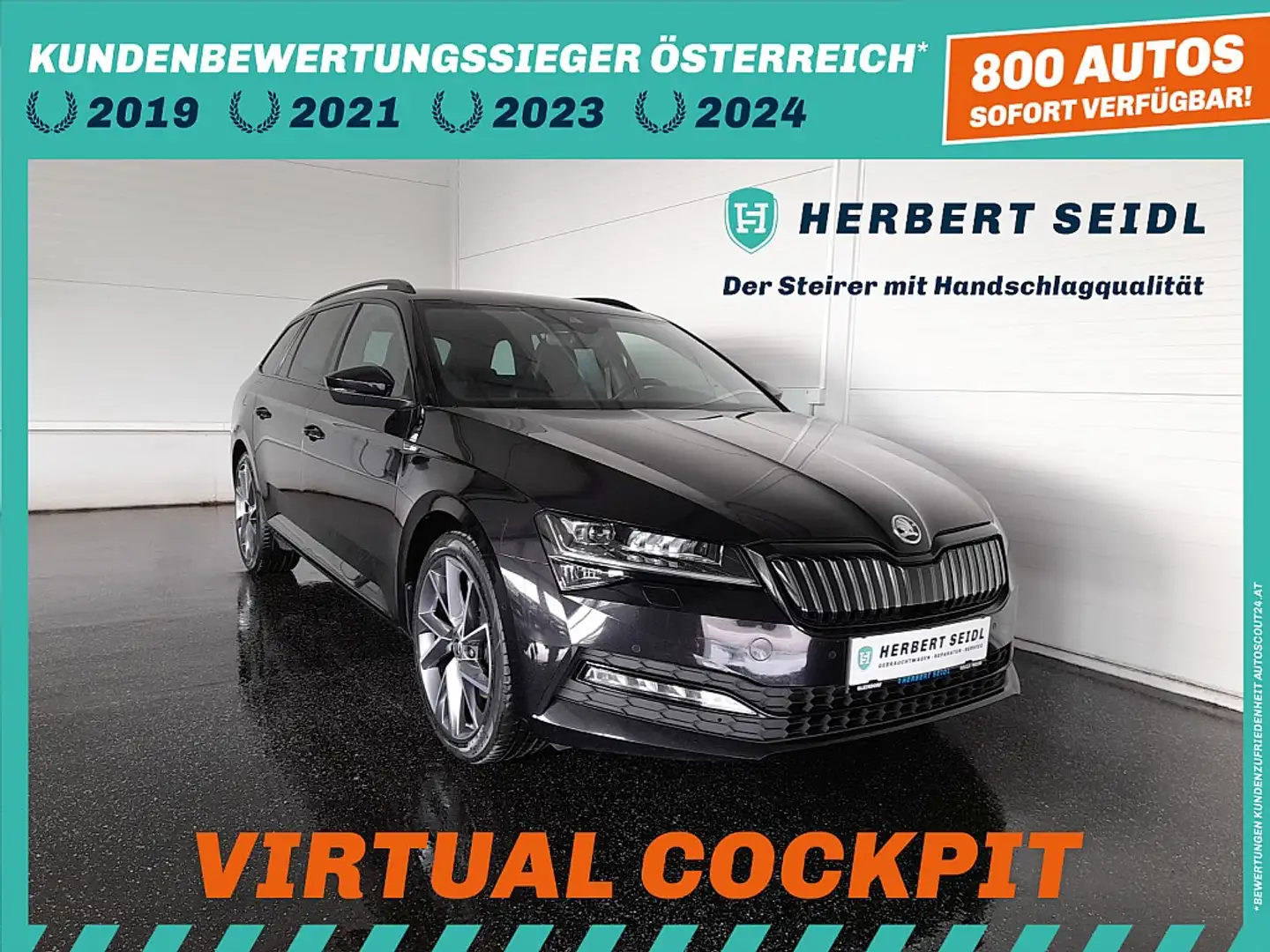 Skoda Superb Kombi SPORTLINE PHEV 156/218 DSG *STANDHZG / MA... Schwarz - 1