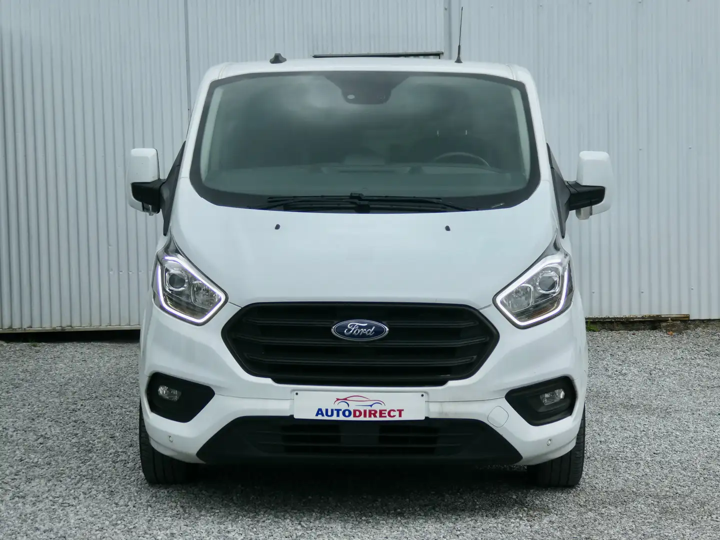 Ford Transit Custom 2.0 TDCi  AUTOMAAT 3places Airco *15695+Tva* Wit - 2