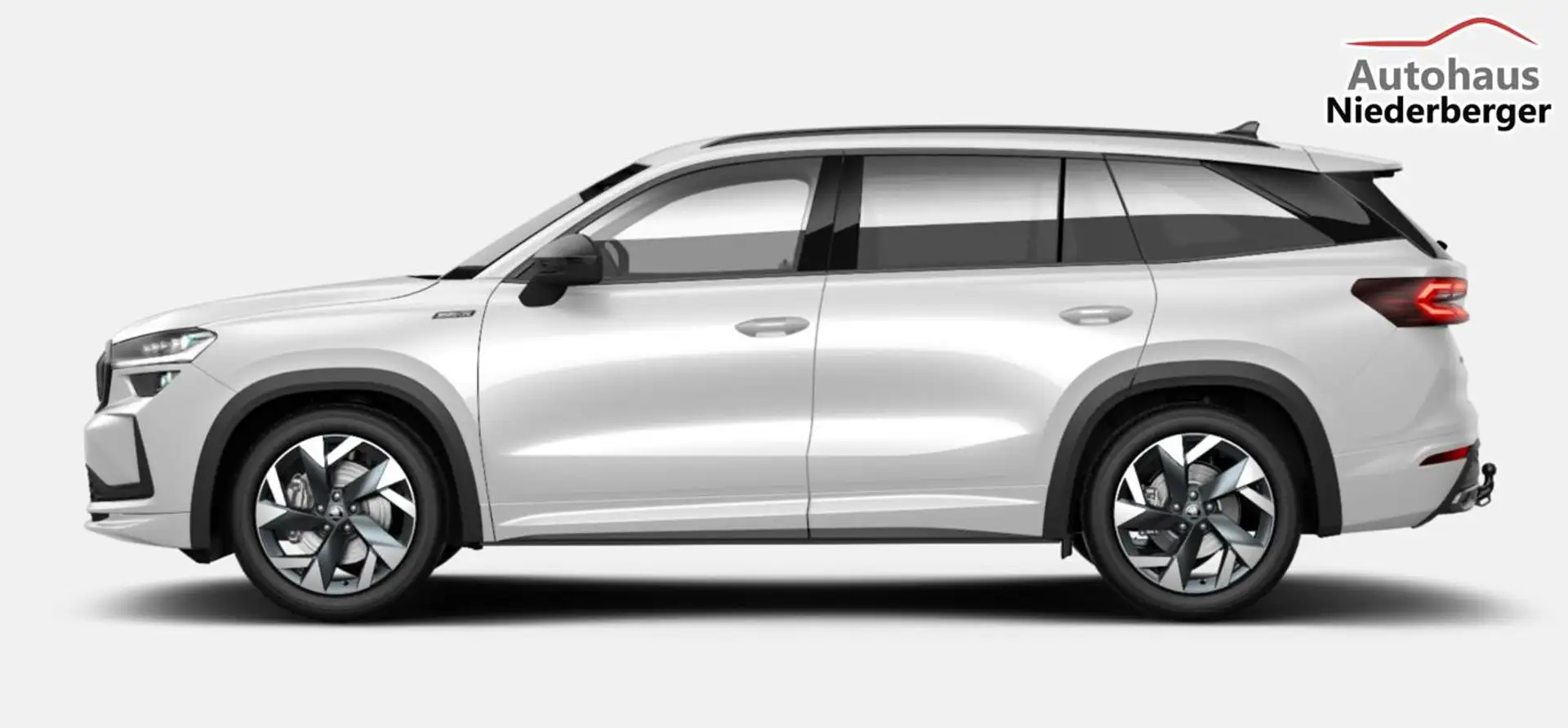 Skoda Kodiaq Sportline Sportl AHK 7-S Matrix Nav Kessy ACC S... Weiß - 2
