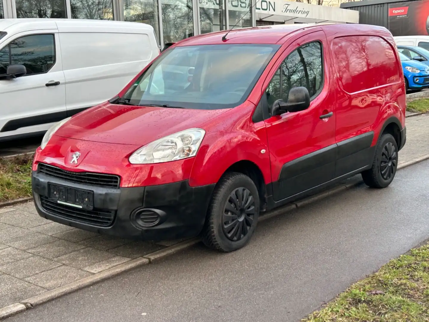 Peugeot Partner 1.6 HDI Flügeltüren Rot - 1